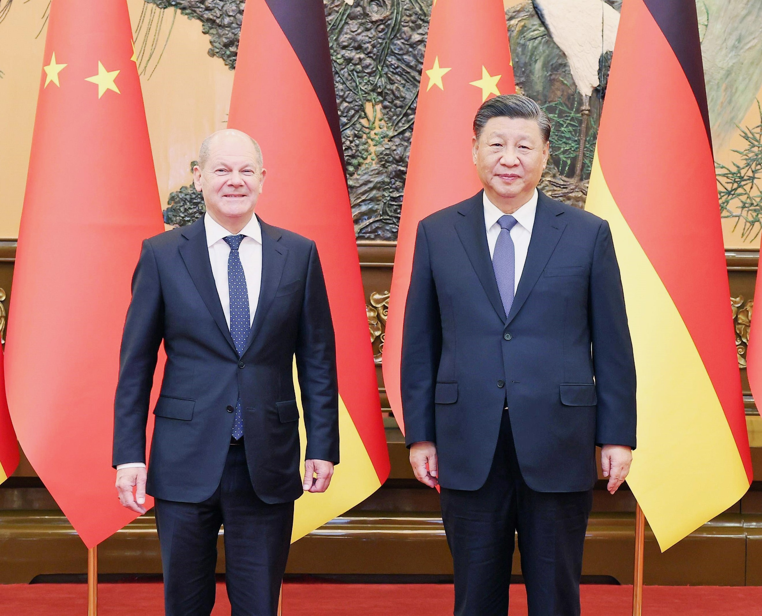 Scholz und Xi senden unerwartet deutliches Signal an Putin! Deutschland und China Seite an Seite!