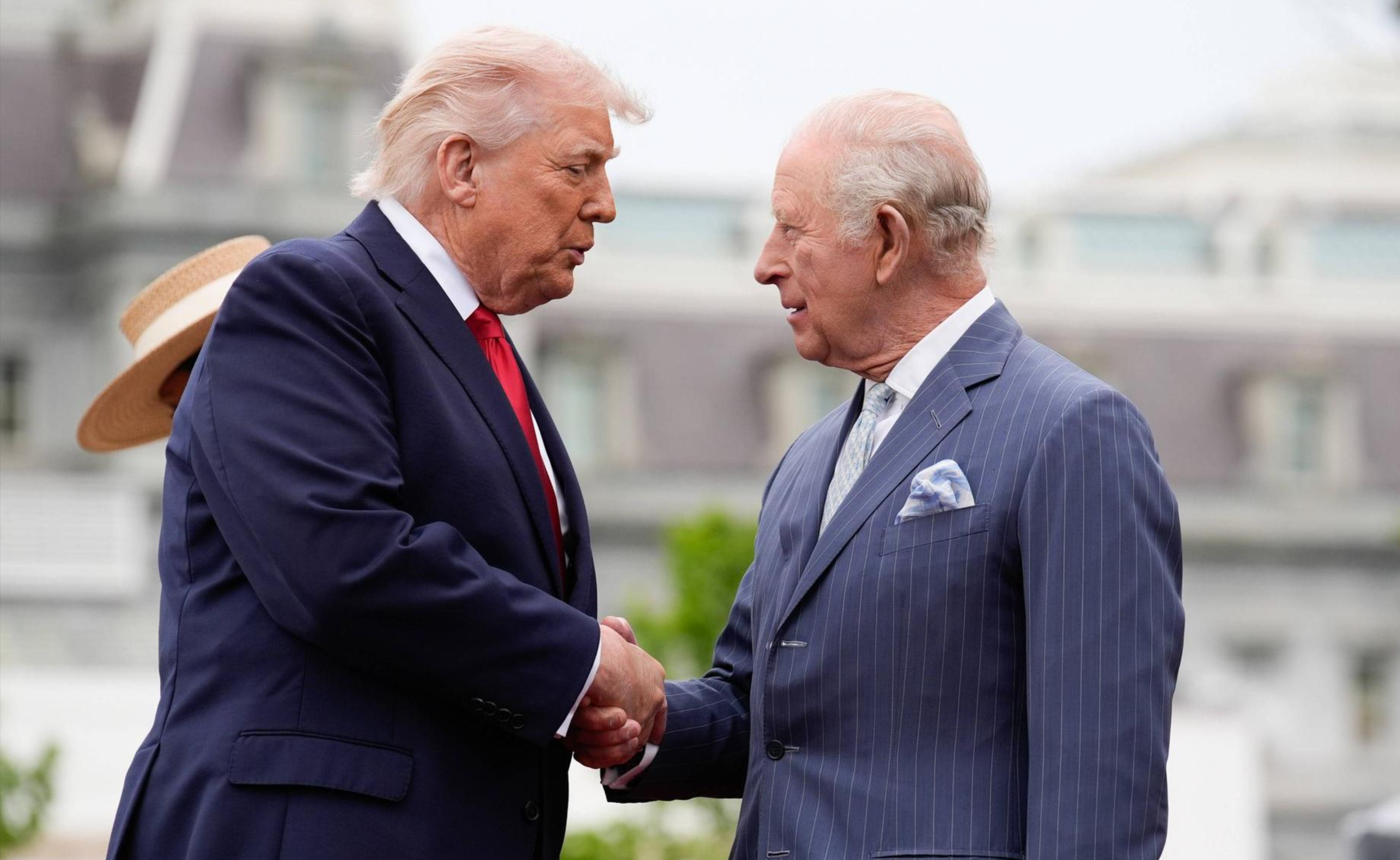 Trump Claims Distant Kinship with King Charles — Now Eyeing Buckingham Palace!
